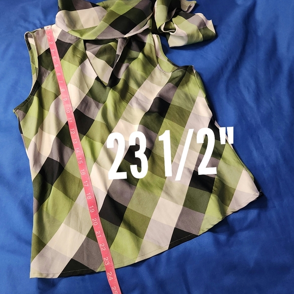 Nine West Suit Women's Sleeveless Tie Neck Top - Picture 4 of 12